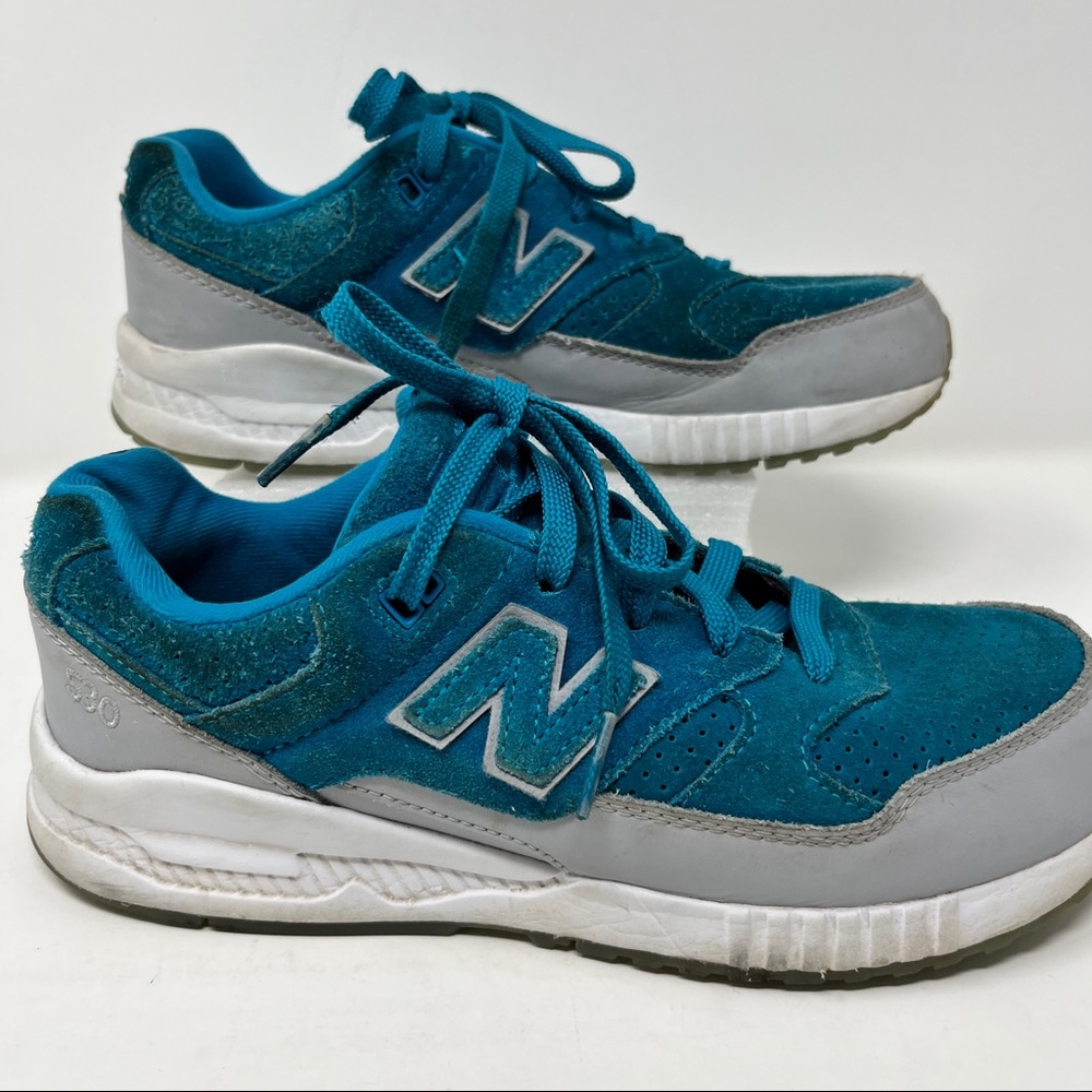 New Balance 530 Turquoise and Gray Retro Running Shoes Mens Size 7